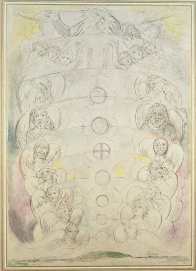 The Deity from Whom Proceed the nine Spheres, 18th century by William Blake